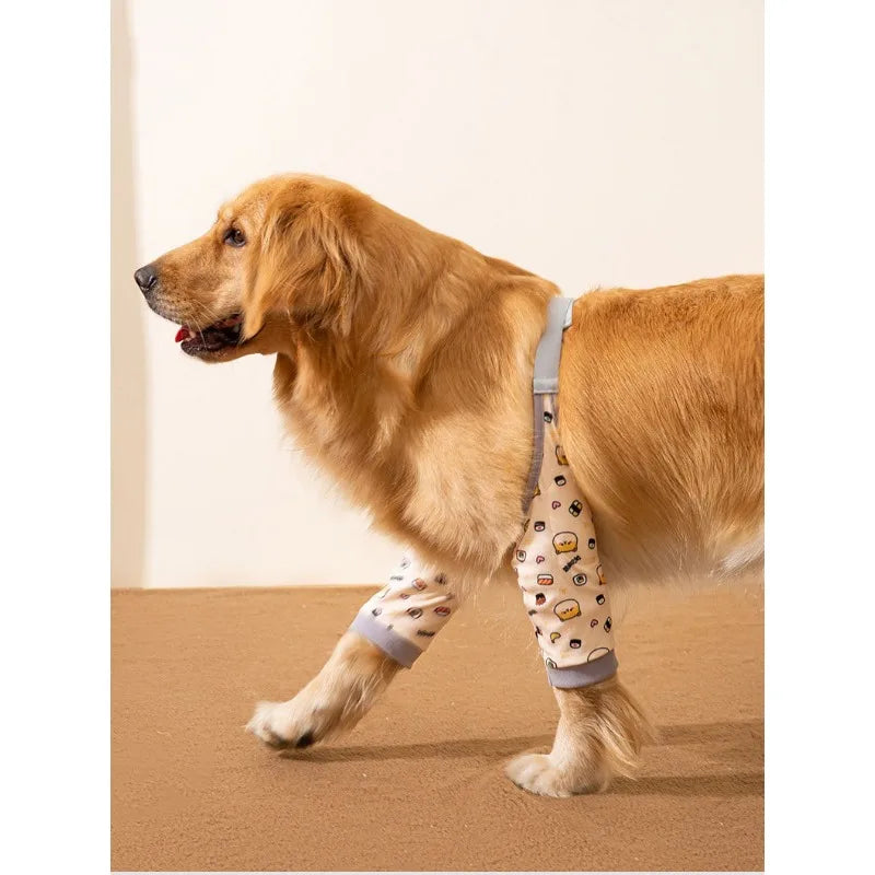 Anti-Scratch Dog Leg Protectors – Knee Support Sleeves for Large Dogs (Labrador, Border Collie, etc.)