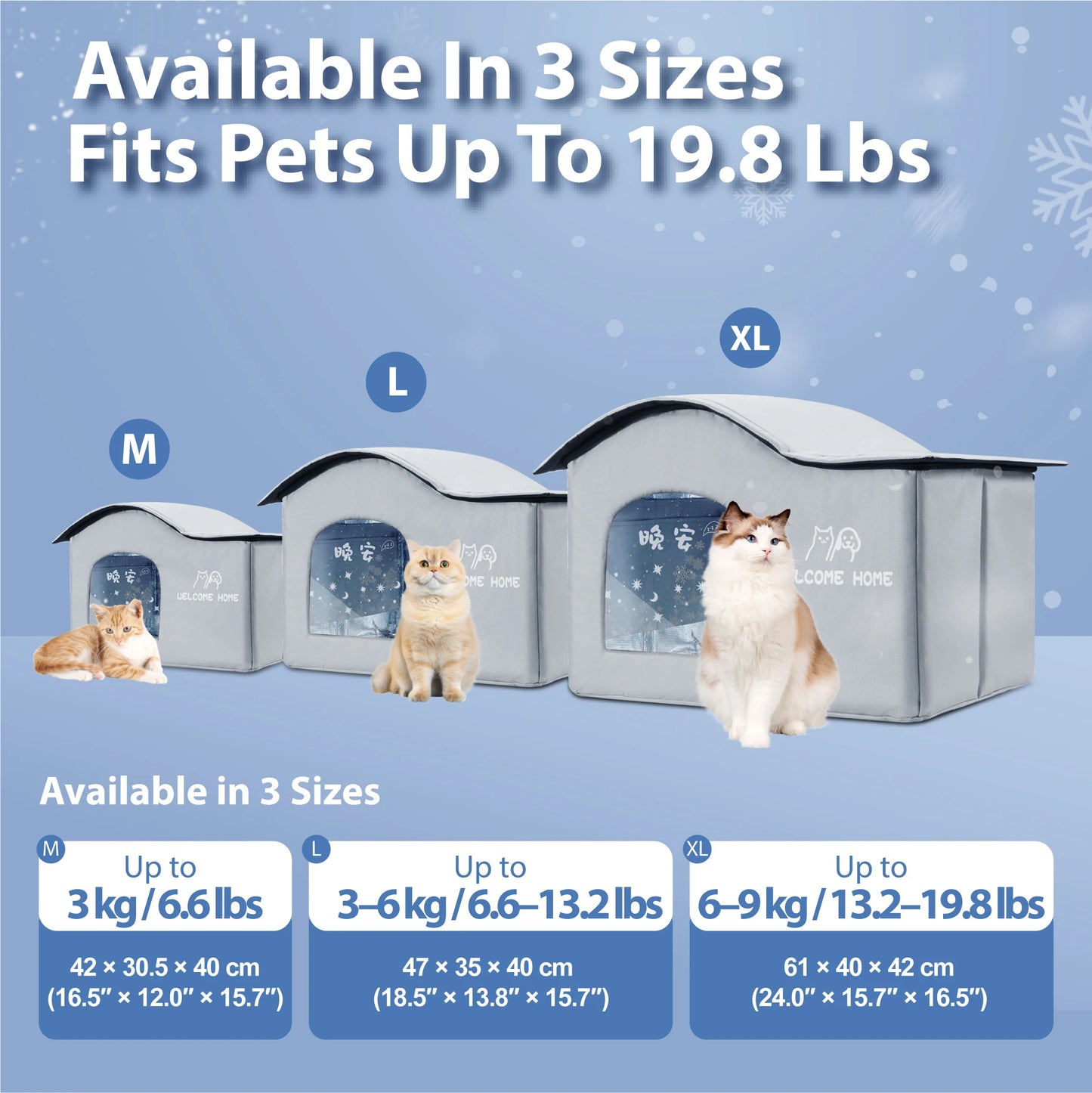 All-Season Small Pet House for Cats and Dogs – Air-Conditioned Cooling Bed for Summer & Warm Nest for Winter
