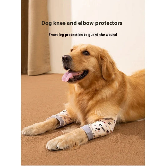 Anti-Scratch Dog Leg Protectors – Knee Support Sleeves for Large Dogs (Labrador, Border Collie, etc.)